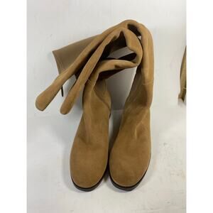 Cole Haan Tan Suede Tall Knee High Riding Boots 9.5W
